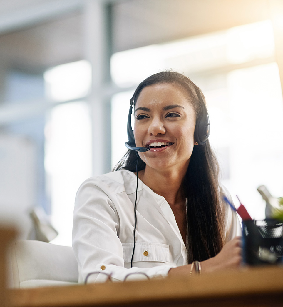 Agent/Broker helping a client